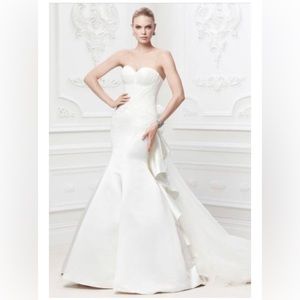 TRULY ZAC POSEN Wedding Dress ZP345004 sold with Two-Tier Cathedral Veil VERA WA